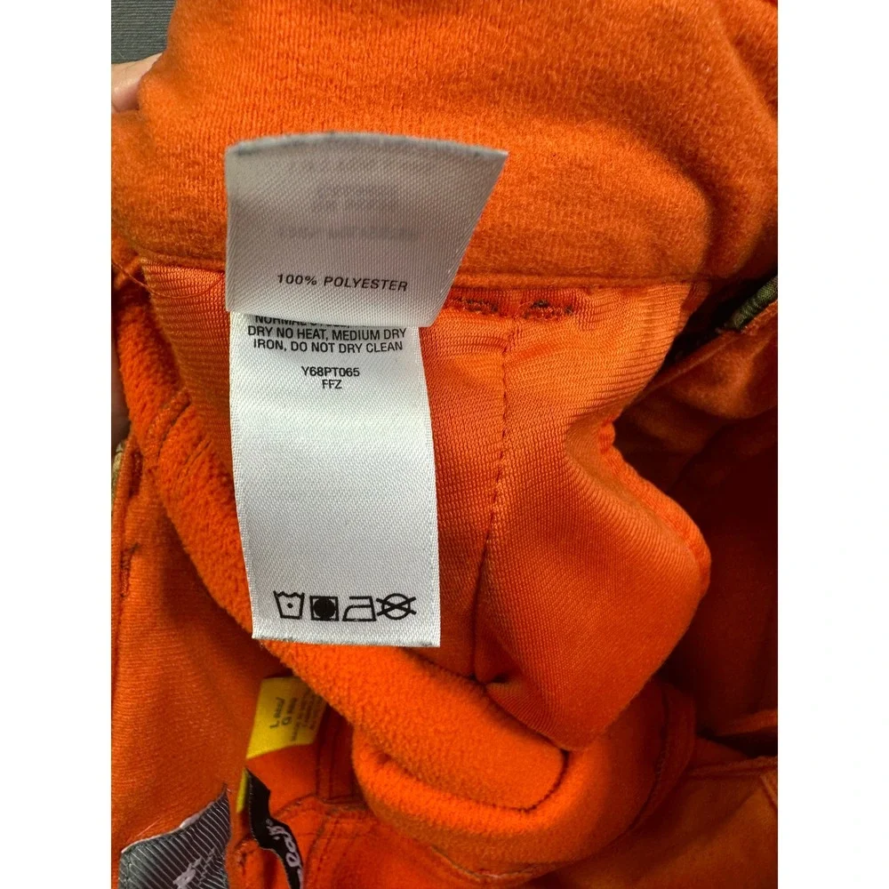 Cabelas Youth Realtree Xtra Camo Fleece Lined Hunting‎ Pants Orange Size L Kids